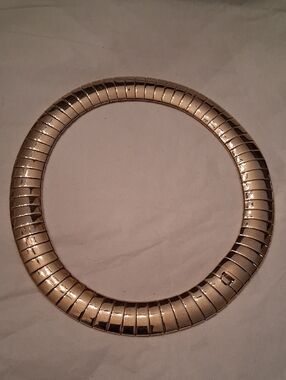 Vintage Unmarked Goldtone Egyptian Revival Collar Necklace